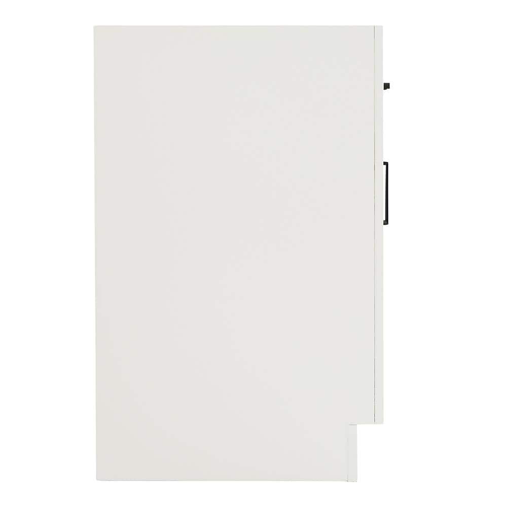 Hepburn 30" White Hardwood Single Freestanding Vanity Cabinet