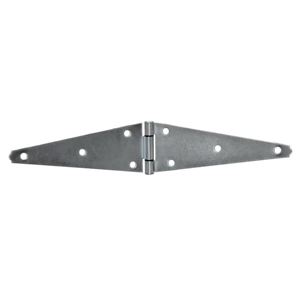 Everbilt 10 in. x 10 in. Zinc-Plated Heavy Duty Strap Hinge 15406 - The  Home Depot