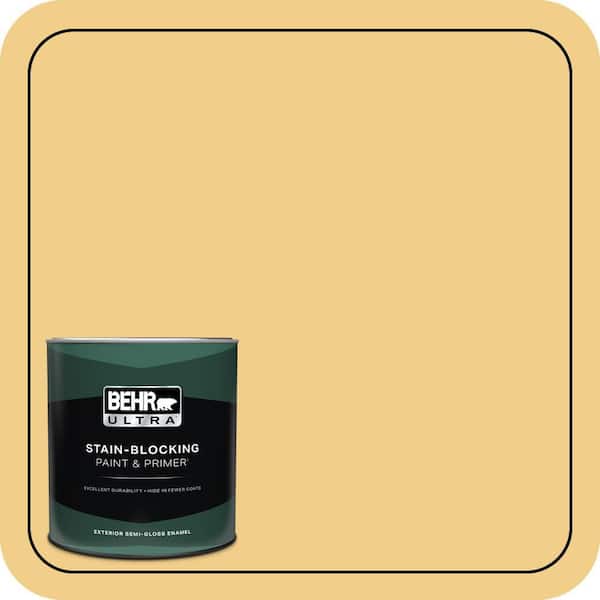 BEHR ULTRA 1 qt. #360D-4 Warm Glow Semi-Gloss Enamel Exterior Paint & Primer