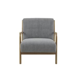 Novak Grey Lounge Arm Chair