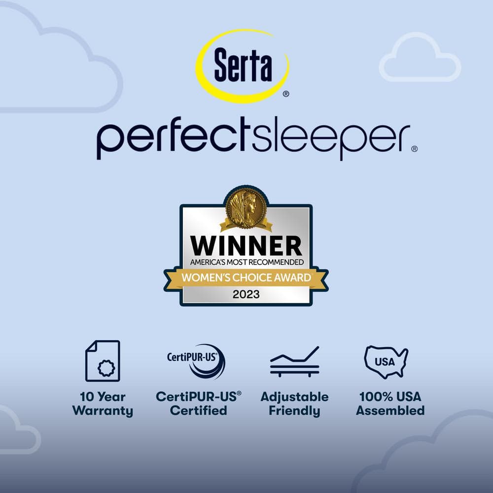 Queen Medium Pillow Top Mattress with Gel Memory Foam
