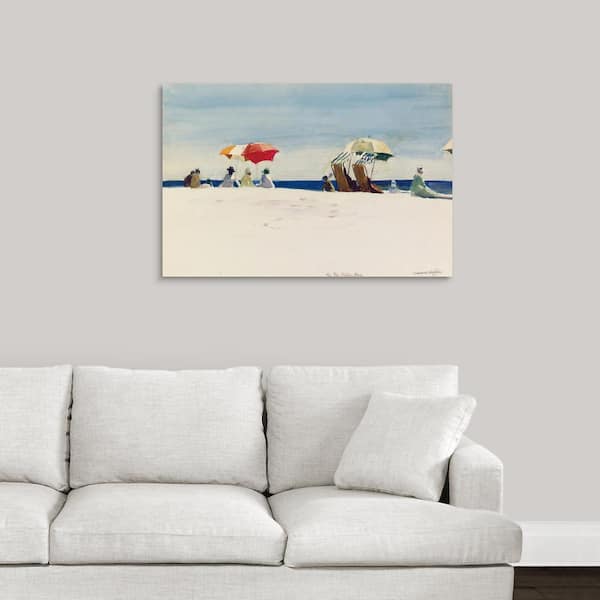 GreatBigCanvas "Gloucester Beach" by Edward Hopper Canvas Wall Art