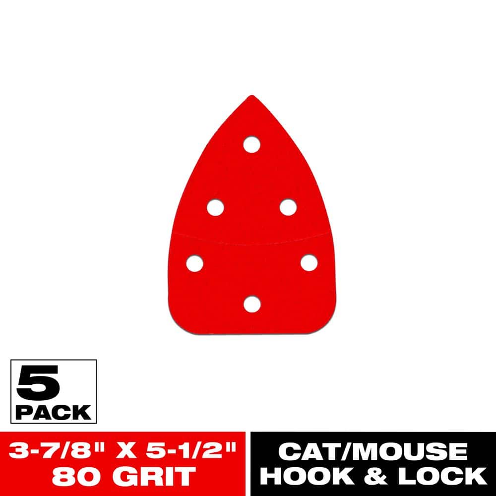 3-7/8 in. x 5-1/2 in. 80-Grit CAT/Mouse Hook and Lock Detail Sanding Sheets price history on PriceWatchPro