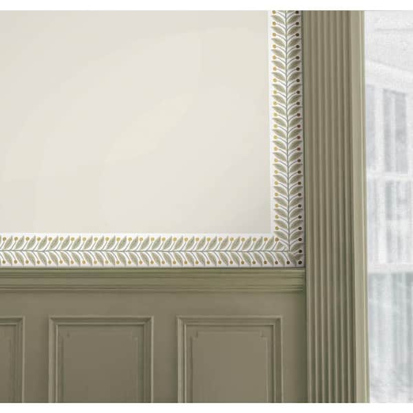 Linen Yellow Garden Matte Paper Non-Pasted Wallpaper Border