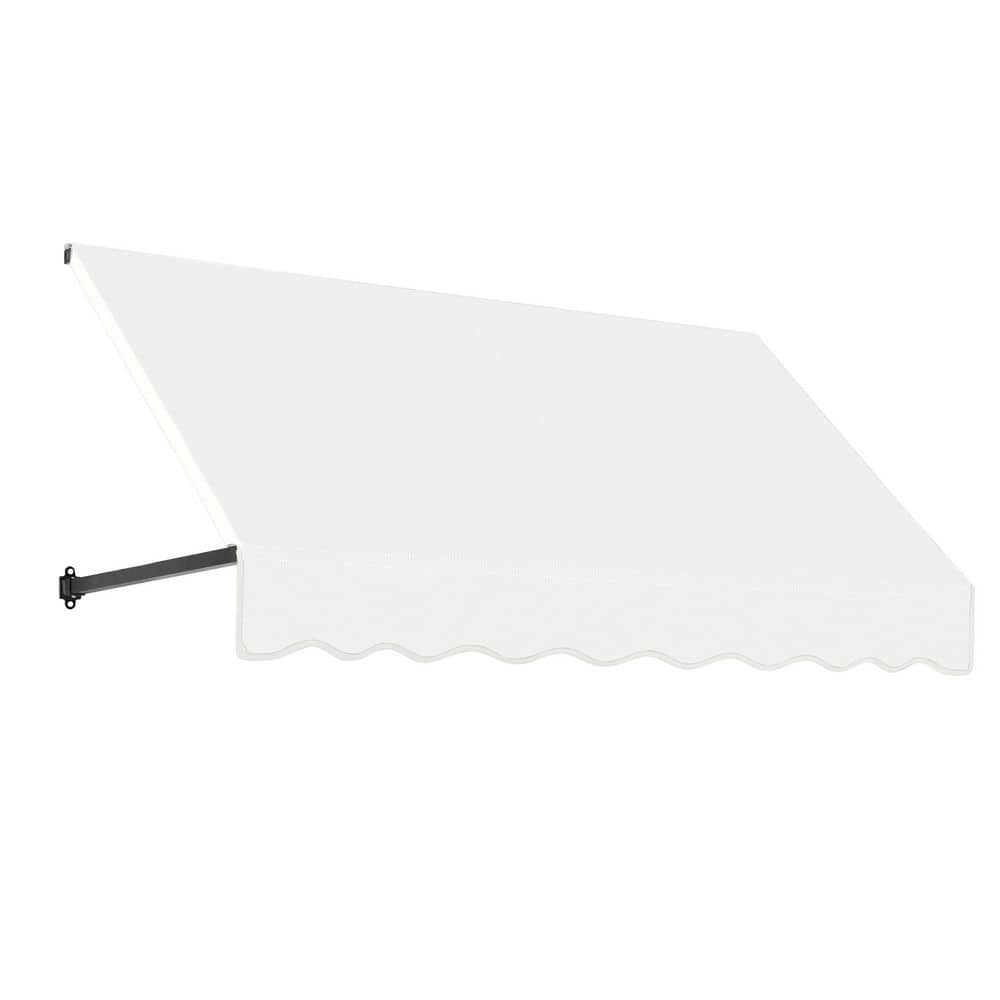 10.38 ft. Dallas Retro Acrylic Fabric Fixed Awning (124.5 in. W x 31 in. H x 24 in. D) in White price history on PriceWatchPro