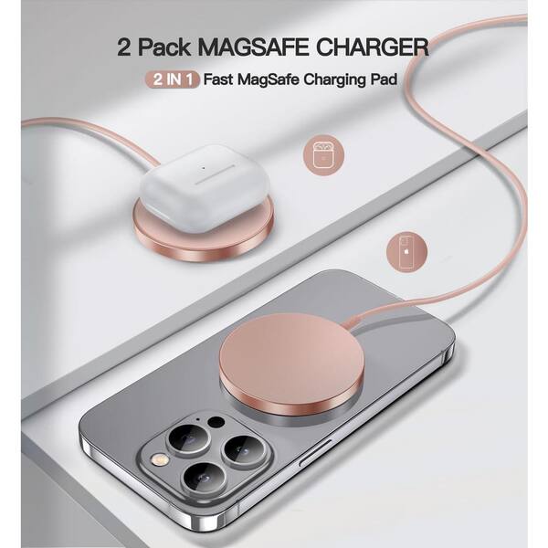 EKIEUDL Safe and Reliable 1-Handset Pink Wireless Charging Station