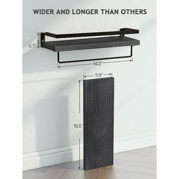 FINNINGEN Shower shelf, black - IKEA