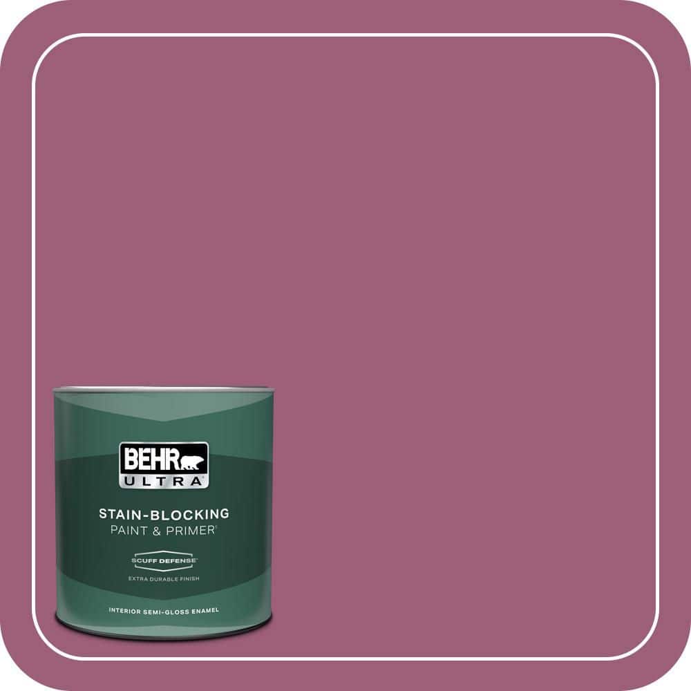 1 qt. Home Decorators Collection #HDC-WR15-2 Passion Plum Extra Durable Semi-Gloss Enamel Interior Paint & Primer price history on PriceWatchPro