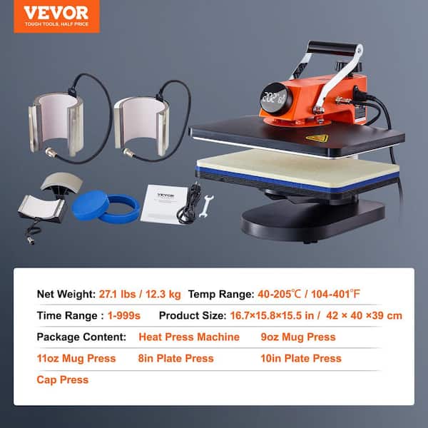 What Is The Best Heat Temperature To Make A T-Shirt On A VEVOR