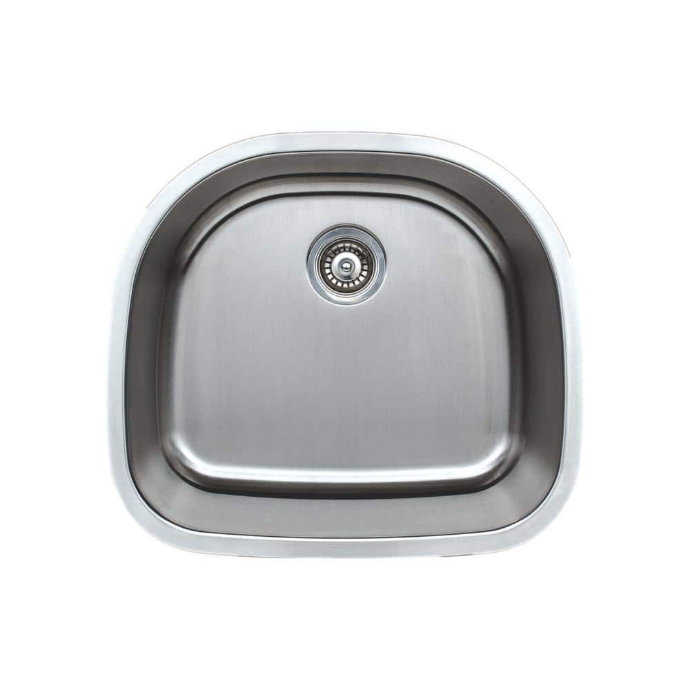 23.5'' Stainless Steel Undermount Single Bowl Kitchen Sink