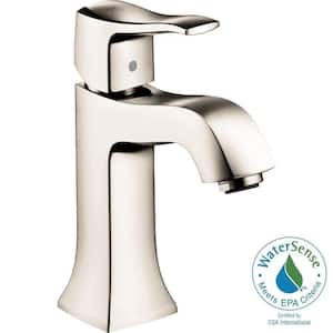Metris C Single Handle Single Hole Bathroom Faucet in Polished Nickel