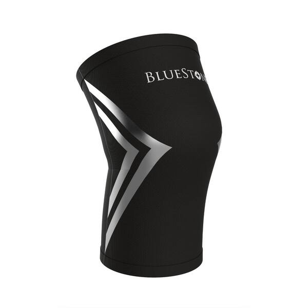 Bluestone Medium Copper Infused Knee Support Compression Sleeve in Black