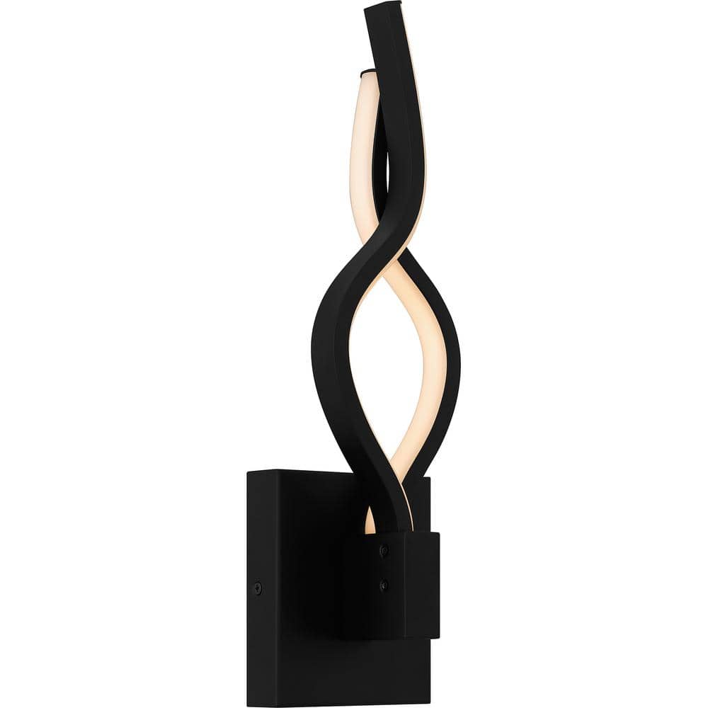 Isadora 1 Light Matte Black Integrated LED Wall Sconce price history on PriceWatchPro