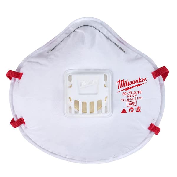 Milwaukee N95 Professional Multi-Purpose Valved Respirator