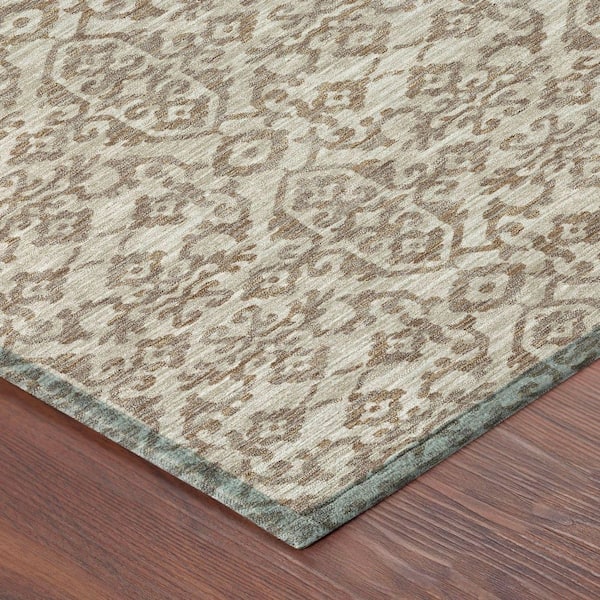Chantille Machine Washable Indoor/Outdoor Abstract ACN2712 Beige 3 ft. x 4 ft. Area Rug