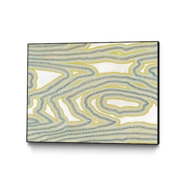 Unbranded 30 in. x 40 in. "River Trail" by Nikki Galapon Framed Wall Art