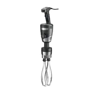 Variable Speed Black Heavy-Duty Immersion Blender with Stainless Steel Whisk Attachment