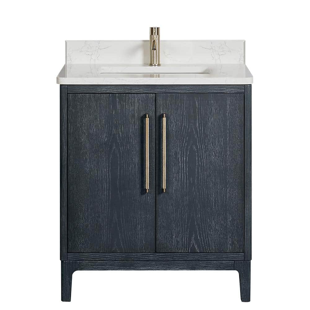 ROSWELL Gara 30 in. W x 22 in. D x 33.9 in. H Single Sink Bath Vanity