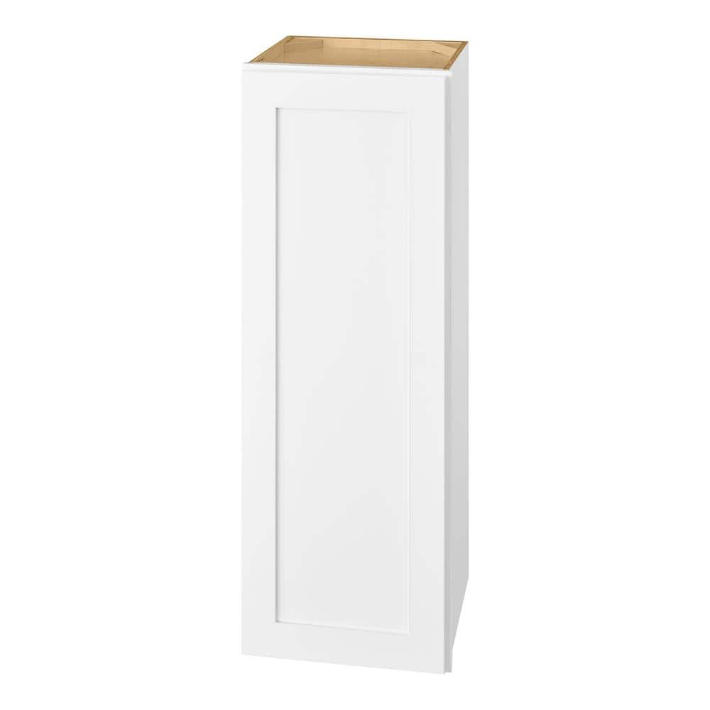 Hampton Bay Avondale 15 in. W x 12 in. D x 42 in. H Ready to Assemble Plywood Shaker Wall Kitchen Cabinet in Alpine White