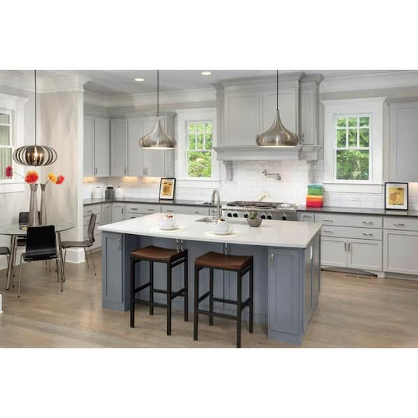 Belle 1-Light Brushed Steel Pendant