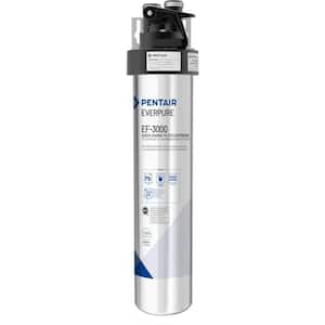 Everpure EF-6000 Under Sink Drinking Water Filtration System in Silver