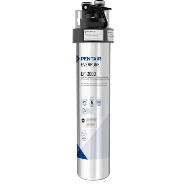 PENTAIR Everpure EF-6000 Under Sink Drinking Water Filtration System in Silver