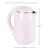 Classic Cuisine 7-Cup Stainless-Steel Interior Electric Kettle Auto-Off Rapid  Boil, Pink KIT-APPL1-PNK - The Home Depot