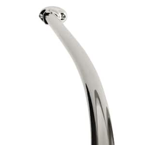 72 in. Adjustable Curved Shower Rod in Chrome