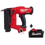 M18 FUEL 18-Volt Lithium-Ion Brushless Cordless Gen II 18-Gauge Brad Nailer with HIGH OUTPUT XC 8.0 Ah Battery