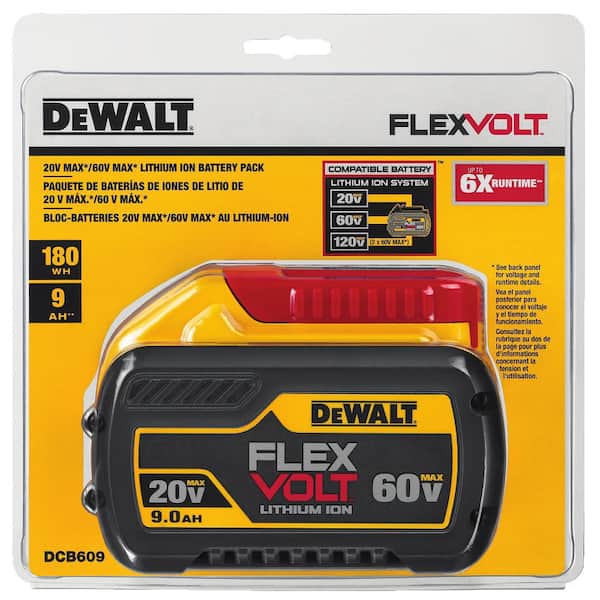 Pack baterías Dewalt 54V Flexvolt 2 x 6ah y cargador rápido » Pro