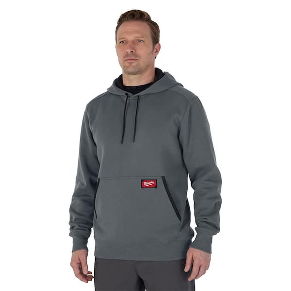 Milwaukee Men's X-Large Gray Midweight Cotton/Polyester Long