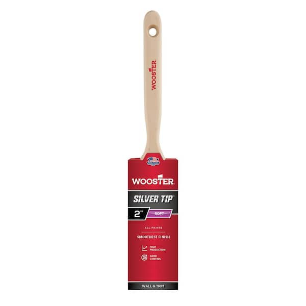2 in. Silver Tip Polyester Flat Brush