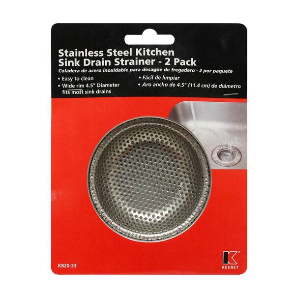 Danco 4.5-in Stainless Steel Mesh Rust Resistant Strainer in the Kitchen Sink  Strainers & Strainer Baskets department at