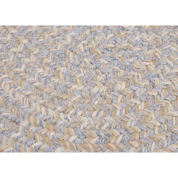 Cicero Gray 2 ft. x 6 ft. Braided Runner Rug