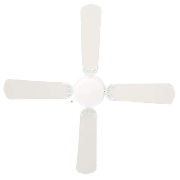 Hampton Bay UB42S-WH-SH 42 inch Ceiling Fan with Light Kit White for sale online 
