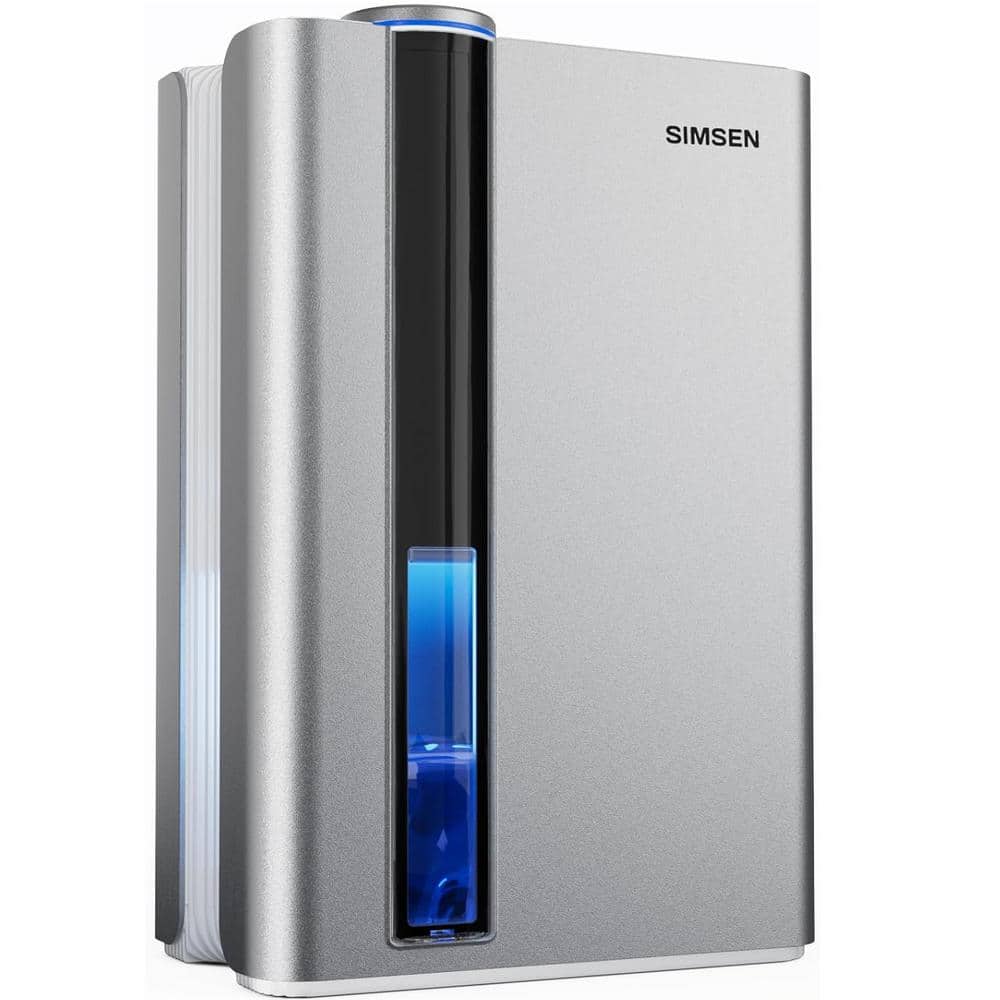 6 Pints 800 Sq. Ft. Dehumidifiers for Home with Reusable Filter, Ionizer an