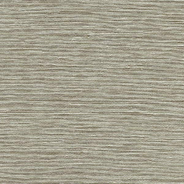 Warner Mabe Taupe Faux Grasscloth Taupe Wallpaper Sample 2758-8045SAM ...