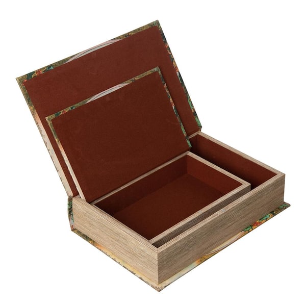 Wooden Christmas Box Storage Box Christmas Gift Box Desktop - Temu
