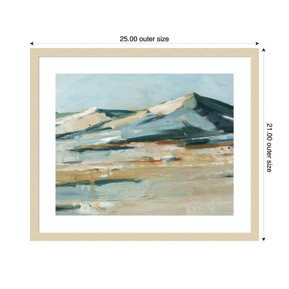 Ethan Harper Svelte Natural Framed Abstract Landscape Print
