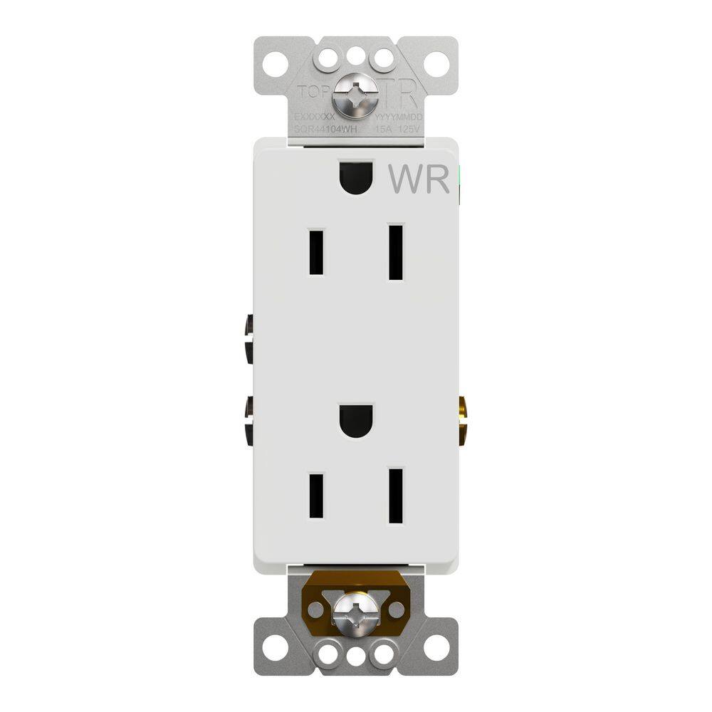 X Series 15 Amp 125-Volt Outdoor Tamper Resistant Duplex Outlet Back Wire Decorator Receptacle Matte White price history on PriceWatchPro