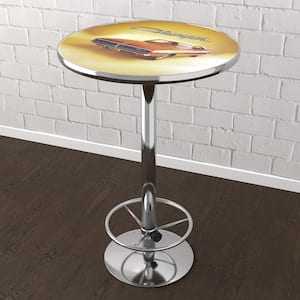 Dodge 69 Charger Yellow 42 in. Bar Table