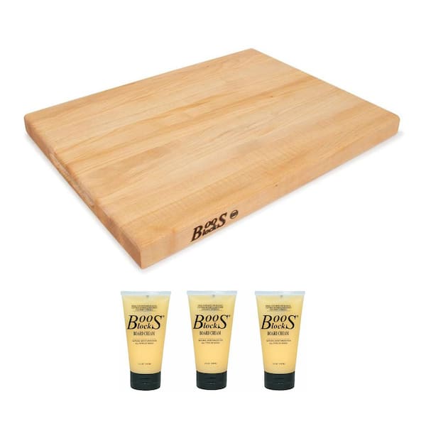Boos End-Grain Rectangular Maple Wood Chopping Board