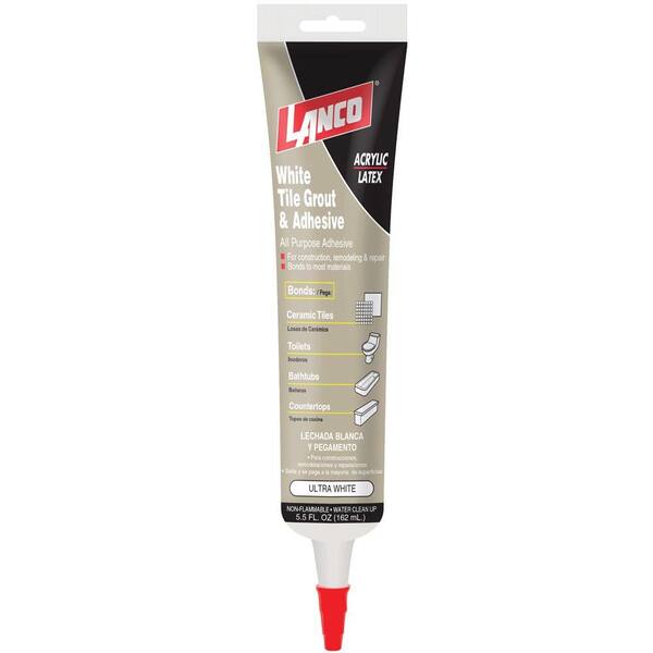 Lanco 5 Oz Tile Grout And Adhesive Caulk Tp875 19 5 Oz Tile Grout And Adhesive Caulk, Outdoor Tile Grout Home Depot