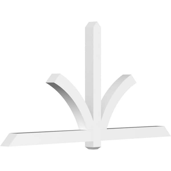 Ekena Millwork Redmond 84 in. W x 42 in. H x 4 in. D Signature Polyurethane Bracket