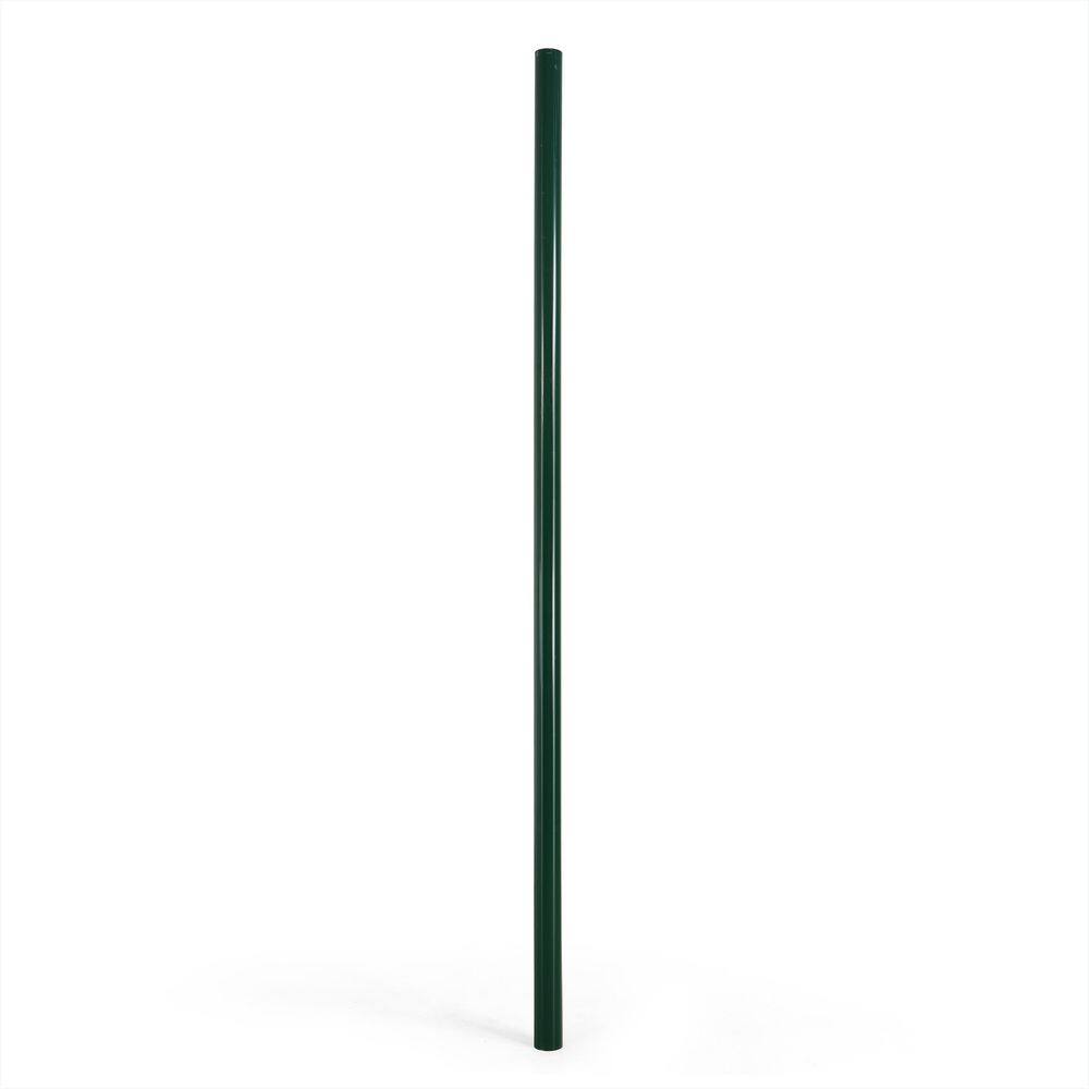 Black Galvanized 1-7/8 in. x 1-7/8 in. x 7 ft. Steel Line Chain Link Fence Post (1 Pack) price history on PriceWatchPro