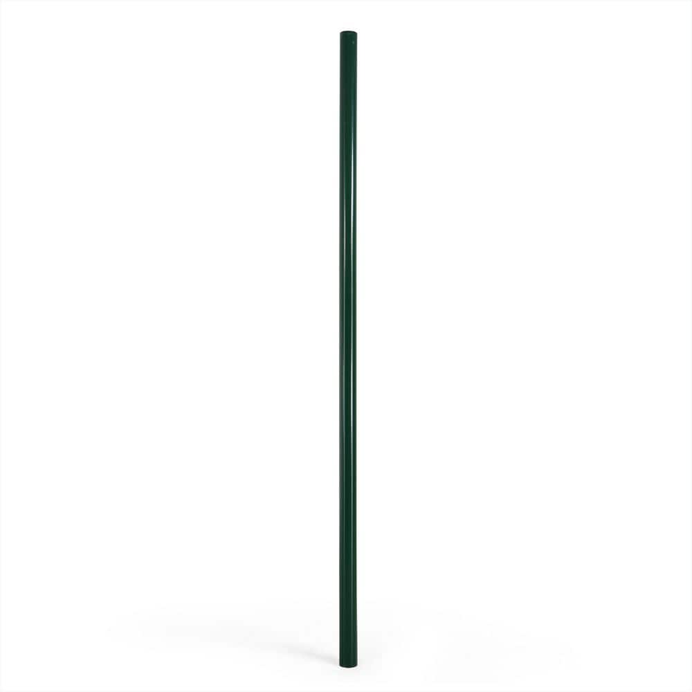 Black Galvanized 2-3/8 in. x 2-3/8 in. x 7 ft. Steel Corner Chain Link Fence Terminal Post (1 Pack) price history on PriceWatchPro