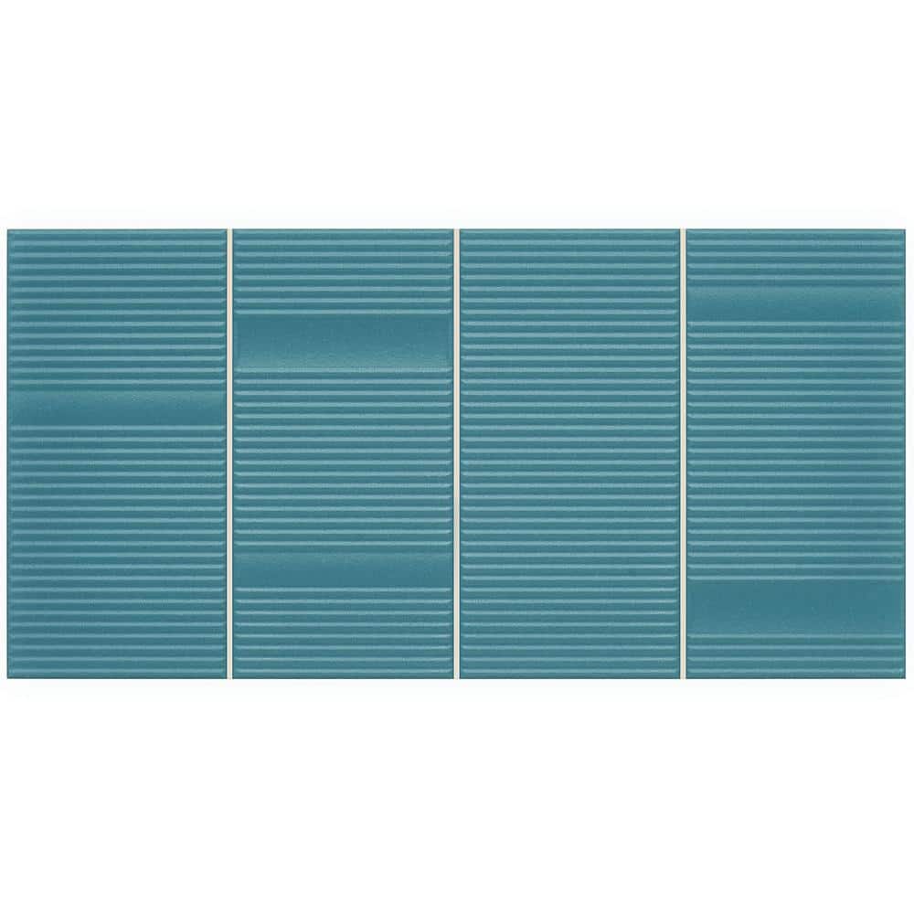 Battlefront Matte Green Ceramic Wall Tile 8'' x 16''