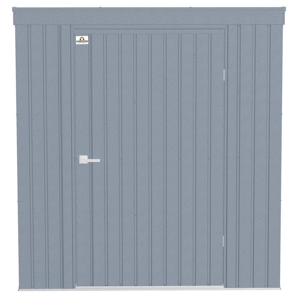 Elite Anthracite Steel Storage Shed with High Gable Roof