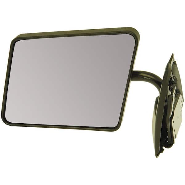 Dorman Side View Mirror - Left, Manual Painted Black; Below Eye line