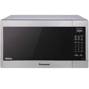 1.6 cu. ft. Countertop Microwave in Stainless Steel Built-In Capable with Inverter Technology and Genius Sensor Cooking